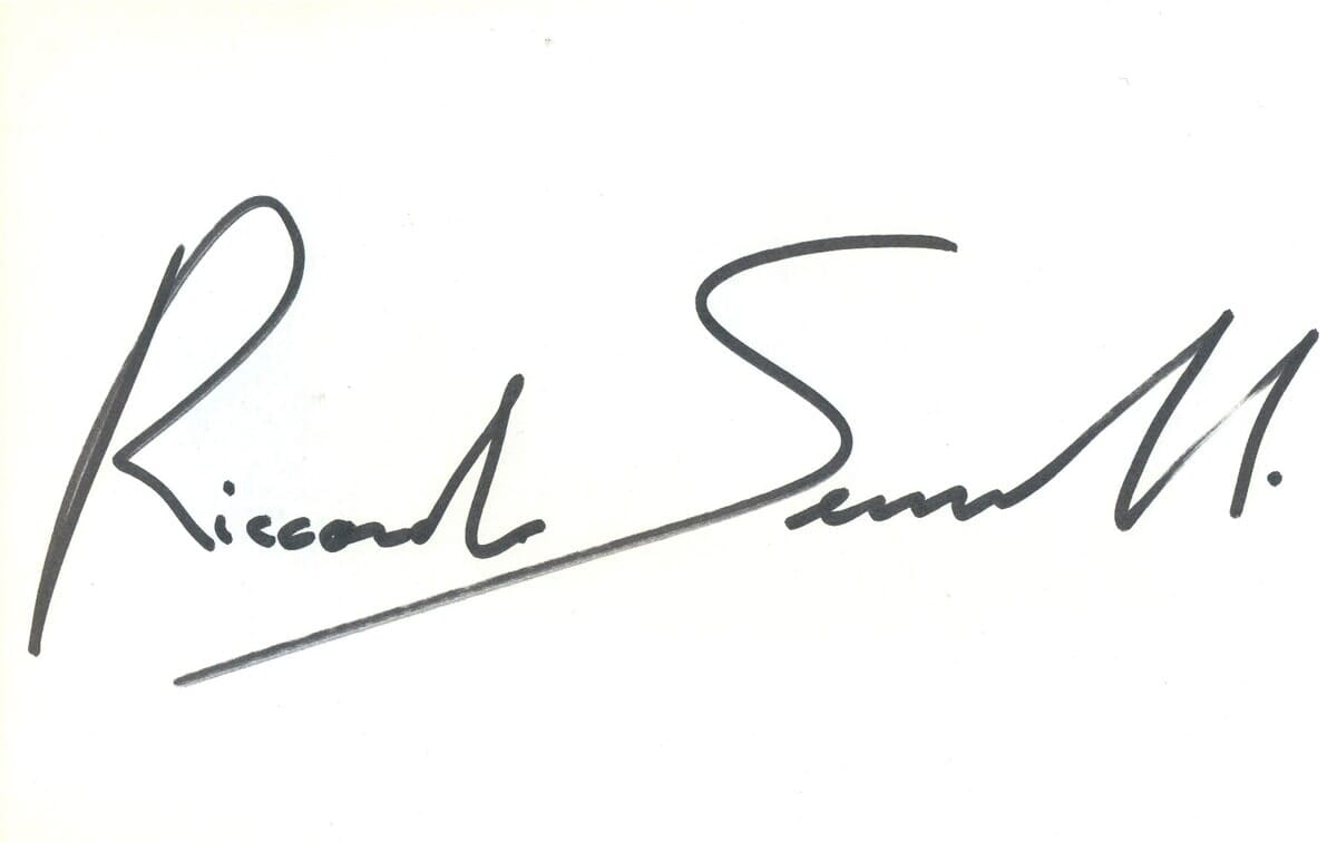 autografo riccardo serenelli